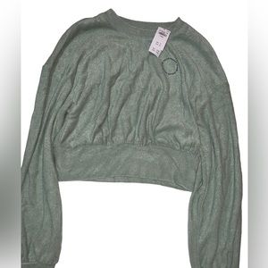 Hollister/Gilly Hicks Cropped Crewneck Sweatshirt
